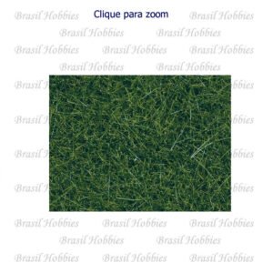 Grama Estática de 9 mm de altura em pacotes de 50 g - Cor Verde Escuro - NOC-7120