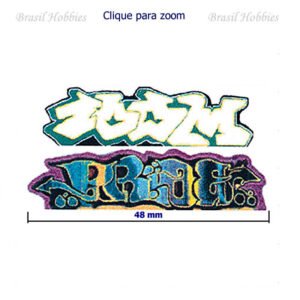 Decal para Grafitar Vagões pré Cortados a Laser - BLA-872209