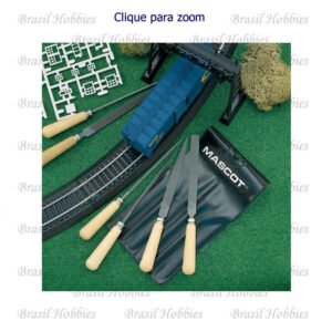 Conjunto de 6 Limas com Cabo de Madeira - MAS-780