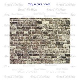 Muro de Tijolo Irregular – Basalto – 32×16 cm – NOC-57530