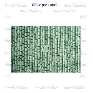 Rua Imitação de Paralelepipedo com Tampa de Bueiro Medidas: 30x12 cm - NOC-57217