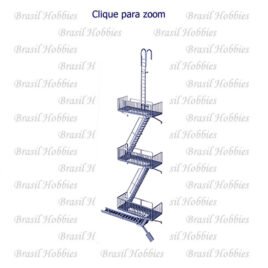 Escada de Incendio – Kit para Montar – WAL-3729