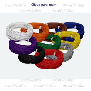 Fio AWG36 Ideal para Ligações de Decoder Cor Marron 10 Metros - ESU-51948