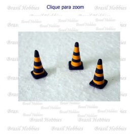 Cones Amarelo e Preto – 3 por embalagem – QMS-H44A
