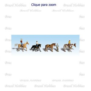 Figuras - Cavaleiros e Seus Cavalos - WOO-A1889