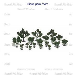 Kit para Confecção de 21 Arvores da Familia Diciduous entre 3/4'' a 3'' - WOO-TR1111
