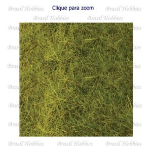 Manta de Grama Selvagem Prado Verde 28x14 cm - HEK-1575