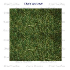 Manta de Grama Selvagem Verde Escuro 28x14 cm - HEK-1577