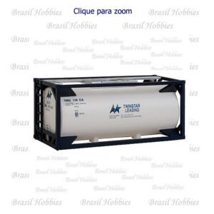 Container Tanque Walthers 20 Pés Twinstar Leasing - Kit para Montar - WAL-8106