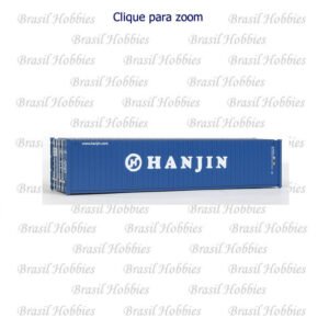 Container Walthers 40 Pés Rib-Side Hanjin - WAL-8158
