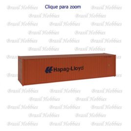 Container Walthers 40 Pés Hi-Cube Hapag-Lloyd – WAL-8204