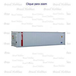 Container Walthers 40 Pés Hi-Cube Corrugated K-Line – WAL-8252