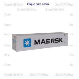 Container Walthers 40 Pés Hi Cube Refrigerator Container Maersk – WAL-8353