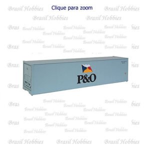 Container Walthers 40 Pés Hi-Cube Refrigerado P&O - WAL-8354