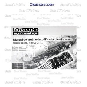 Manual do Usuário Loksound Decodificador Diesel e Vapor em Portugues - DEC-010