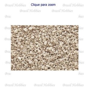 Brita para Cobertura de Dormentes Textura Media Cor Areia (buff) - Saquinhos de 230g - WOO-B80