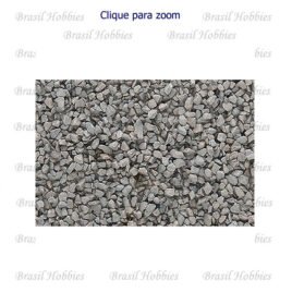 Brita para Cobertura de Dormentes Textura Media Cor Cinza – Saquinhos de 230 g – WOO-B82