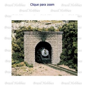 Portal de Tunel Linha Singela - Medidas: 15,7 c 13,3 cm - WOO-C1253