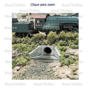 Bueiro Imitação Concreto (2 na embalagem) - WOO-C1262