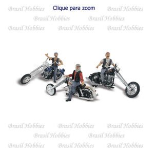 Escala N - Bad Boys e suas Motos - WOO-AS5344
