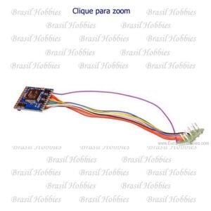 Decoder ESU LokPilot 5 DCC, 8 pinos Luz e Movimento NEM652 - ESU-59620