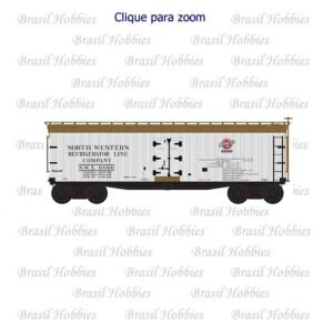 Escala N - Vagão Atlas 40 Pés Wood Reefer North Western #6126 - ATL-50003890
