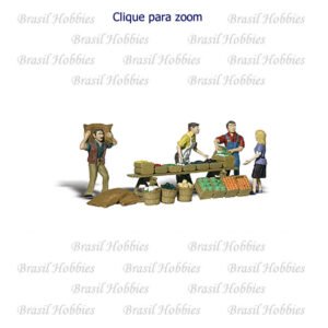 Escala N - Figuras - Vendendo Produtos da Fazenda - WOO-A2170