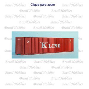 Escala N - Container Walthers 40 Pés Hi-Cube K-Line - WAL-8803