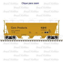 Escala N – Vagão Atlas ACF 3560 Covered Hopper Corn Products #80016 – ATL-50004017