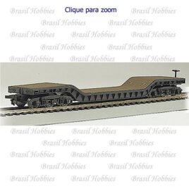 Vagão Bachmann 52 Pés Center Depressed Flat Car BAC-18349