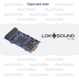 Decoder ESU LokSound 5 DCC 21 Pinos Pronto para Gravação sem Alto Falante – Medidas – 30 x 20 mm – ESU-58429