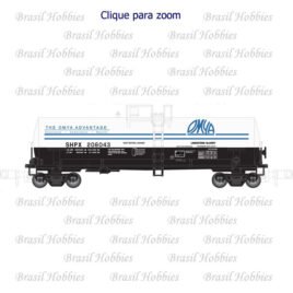 Escala N – Vagão Atlas Kaolin Tank Car Freeport Kaolin #208030 – ATL-50000264