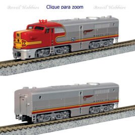 Escala N -KATO ALCO PA-1 e PB-1 Warbonnet Santa Fe #70L e 70A com Som Esu na PA-1 – KAT-176-4120-LS