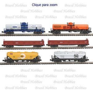 Escala N - Conjunto Vagões de Carga (6) Kato - KAT-1066275