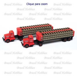 Escala N – Caminhão 1954 IH R-190 para Transporte de Garrafas de Coca-Cola (2) – CMW-51207