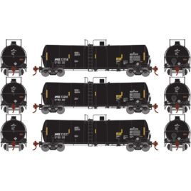 Conjunto de Vagões Tanque Athearn Clay Slurry Car Amoco Oil (3) – #13158 – ATH-16407