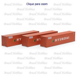 Container Athearn 40 Pés Hi-Cube Hyundai (3) – ATH-28387