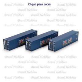 Container Athearn 40 Pés Hi-Cube Wan Hai (3) – ATH-29171