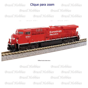 Escala N - Locomotiva Kato GE ES44AC Canadian Pacific #8736 com DCC - KAT-1768945DCC