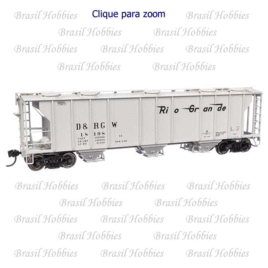 Vagão Walthers 50′ PS-2 Covered Hopper Rio Grande #18198 – WAL-7053