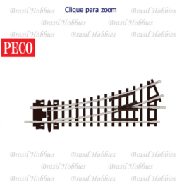 Escala N – Desvio Peco Pequeno Code 80 Lado Esquerdo – PEC-ST6