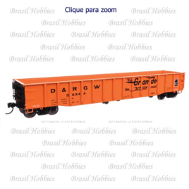 Vagão Walthers Proto Thrall Gondola 53′ Rio Grande #56344 – WAL-105509