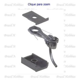 Engate HO Kadee Whisker Standard Head Long (25/64″) Overset Shank – Pacote c/ 2 pares – KAD-149