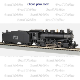 Locomotiva Bachmann a Vapor Baldwin 2-6-2 Boston & Maine #1501 – Analógica com Fumaça – BAC-51530