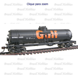 Vagão Walthers 40′ Tank Car Gulf Oil Company #14285 – WAL-1612